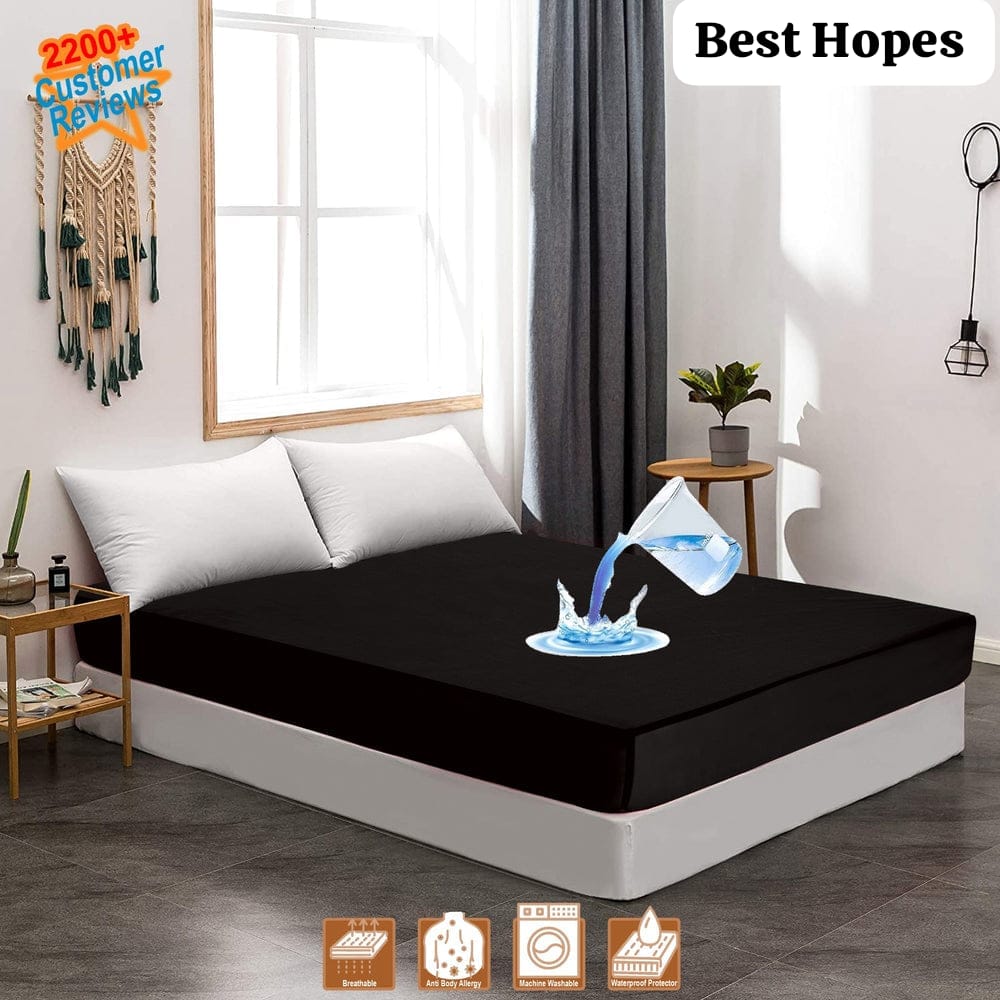 Premium Terry Cotton 100% Waterproof Mattress Protector With ( Elastic Fitted )پہلے چیک کریں پھر پیمنٹ کریں
