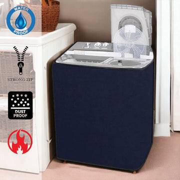Twintub Waterproof washing machine cover Available with perfect elastic fitting. To cover all Machine. پہلے چیک کریں پھر پیمنٹ کریں